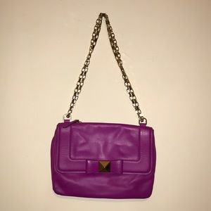 Kate Spade Bow Adjustable Strap Fuschia Crossbody